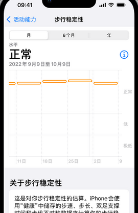 固原iPhone手机维修如何在iPhone开启'步行稳定性通知'