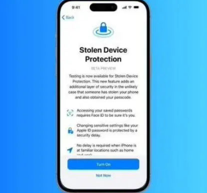 固原苹果授权维修店分享被盗设备保护功能开启方法 