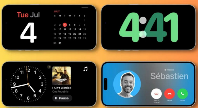 固原苹果手机维修分享iOS17横屏充电待机显示有什么好处 
