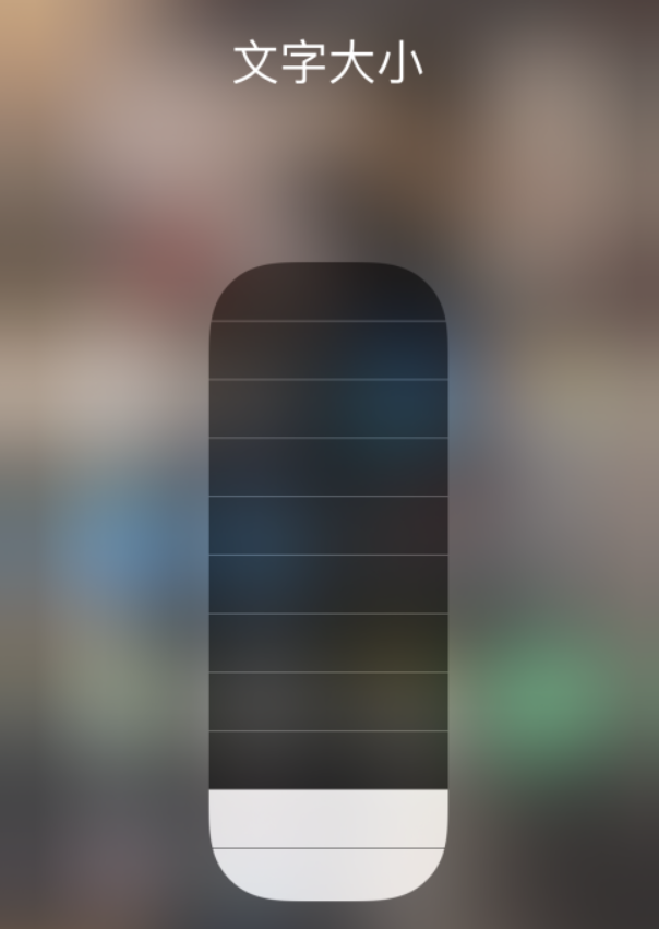 固原苹果手机维修分享小技巧：在 iPhone 控制中心快速调节字体大小 